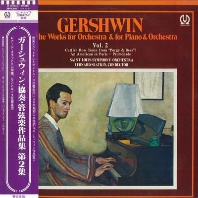 LP Record LEONARD SLATKIN, SAINT LOUIS SYMPHO - Gershwin: Complete Works For Orches H10105V VOX 1974 Japan Obi Classical Used
