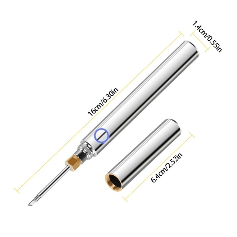 Handheld Cordless Soldering Guns 1100mAh Rechargeable USB Welding Tool Ideal For Small Electronics And Home Use