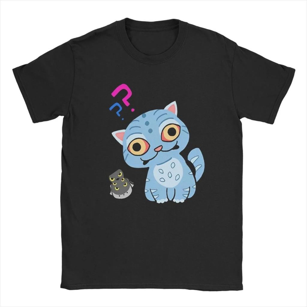Damen Herren KPop Dämonenjäger Blauer Tiger T-Shirts Reine Baumwolle Kleidung Neuheit Kurzarm Rundhals T-Shirts Geschenkidee T-Shirts