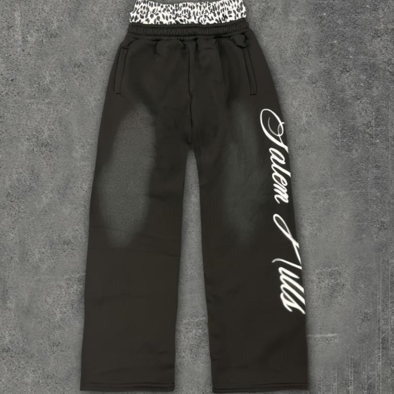 European and American Y2K street trend punk printed sweatpants
