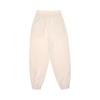 MLB Solid Color Lace-Up Loose Knit Sports Pants Women Bottoms Light-Cream 3FWPV0344-50CRD