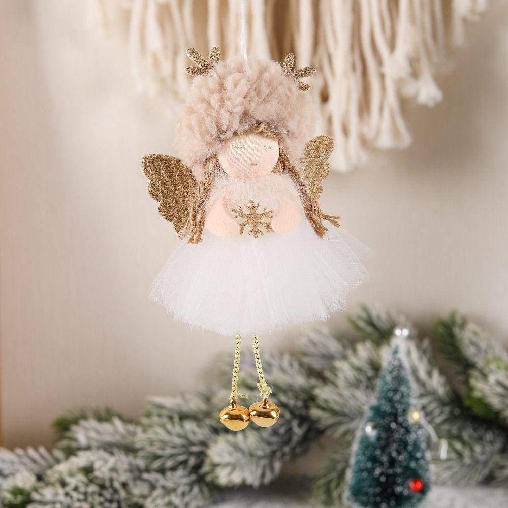 Cute Angel Doll Pendant Angel Doll Plush Gauze Skirt Angel  Party Supplies