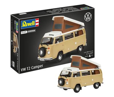 Deutscher Revell VW T2 Camper Plastikmodell 07676 1/24