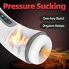Inhalation Masturbator Male Real Oral Sex Masturbation Cup with Heated Orgasm Masturbation Device Men's Sex Toys