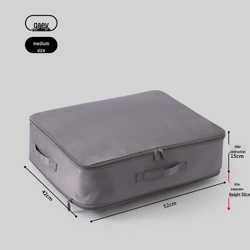 Satin Quilt & Down Jacket Compression Storage Bag - Silk Cotton Bedding Organizer