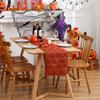 Halloween Pumpkin Table Runner for Holiday Party Decorations