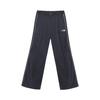 Logo Loose Fit Zipper Wide Leg Casual Pants Women Pants Navy-Blue NP6NR32L