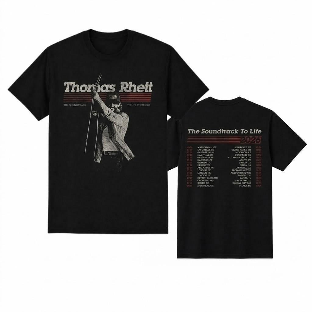 Thomas Rhett Tour Shirt Tribute Country Music Concert Fan Art Reprint