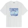 New MLB New York Yankees T Shirt Unisex White 3ATSX0553-50WHS