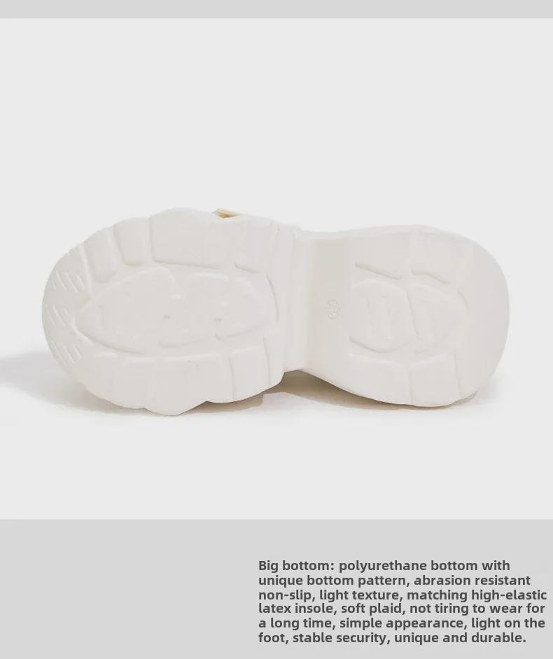 2025 Women's Summer Hollow Platform Sandals: Stylish, Versatile, Height-Boosting, Thick-Soled Casual Footwear