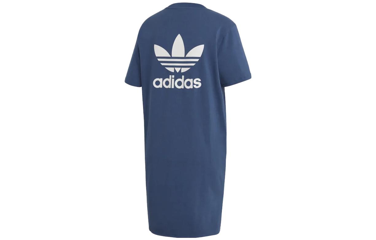 

Adidas Originals Short Sleeved Dress Women s Dark Blue FM3278 32