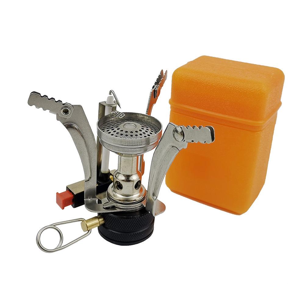 

Mini Stove Outdoor Camping Stove Head Picnic Picnic Stove Stove Field Camping Set Integrated Stove Head Black base
