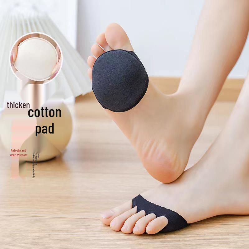 Șosete invizibile cu cinci degete din mătase de gheață pentru femei - Șosete cu degete cu talpă din bumbac pentru vară