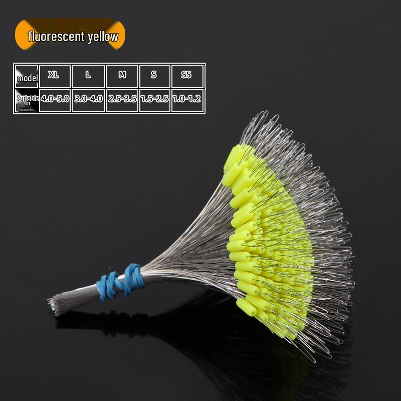 High-Concentricity Silicone Bean Fishing Rod Tip Lock, Anti-Tangle Olive Shape Accessory