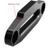 Ucreative Aluminum Hawse Fairlead For UTV 4000-5500 LBs Winch 6" (152.4Mm) Mount Glossy (Black)