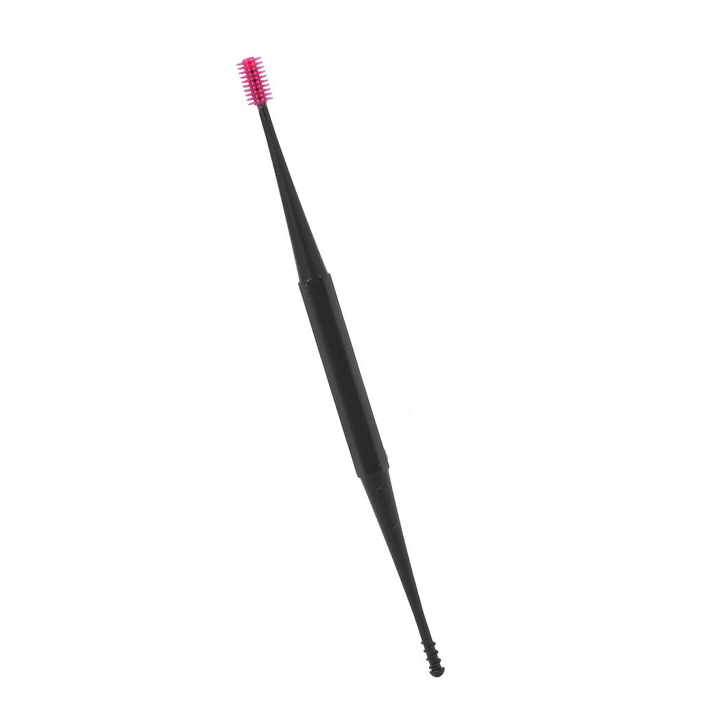 Silicone Spiral Ear Pick Massage Cleaning DoubleHeaded Earpick Earwax Removal Tool(Pink )