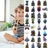 54pcs Temporary Tattoo Spooky Castle Cartoon Gothic Mansion Flying Drone Temporary Tattoo Stickers Haunted House For Cheeks