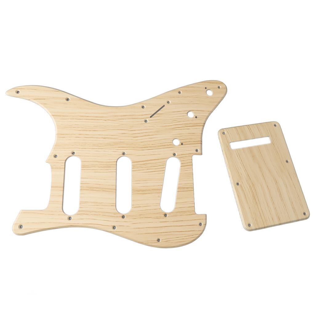 Electric Guitar Pickguard with Back Cover Plate Electric Guitar Pickguard Plate Replacement