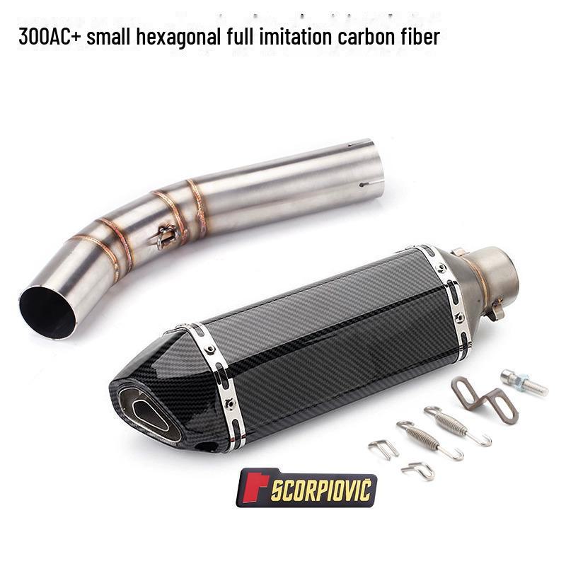 Stainless Steel Modified Exhaust for 300AC/300R/300RR/500 Motorcycles