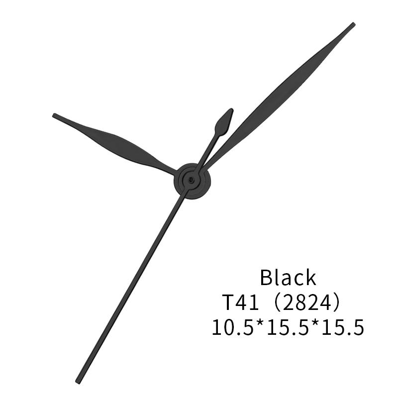10.5*15.5*15.5mm Watch Accessories Hand for Tissot T41 2824 8200 Movement Watch Needle Hands Black Gray Silver Rose Gold