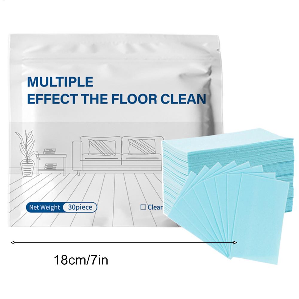 30pcs Multi-Surface Floor Cleaner Tablets Brightening Hardwood & Tile Cleaner For Home Rental Bedroom Office Entryway Apartment