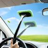 Auto Ruitenwisser Schoonmaakborstel Set, Lange Steel Ramenwasser met Microvezel Pad, Interieur Auto Glas Schoonmaakhulpmiddel voor Voorruit en Ramen