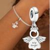 Kupfer Blume Koffer Vierblättriges Kleeblatt Schildkröten Anhänger Perlen Passend für Original Pan Armbänder DIY Echtschmuck Geschenk