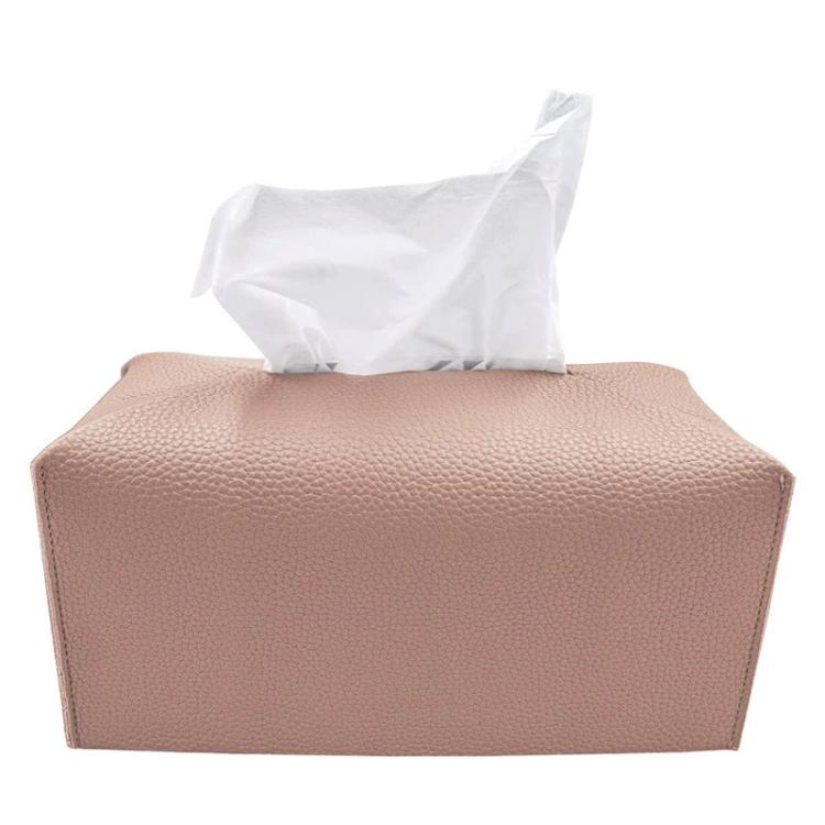 Dustproof PU Leather Tissue Storage Box