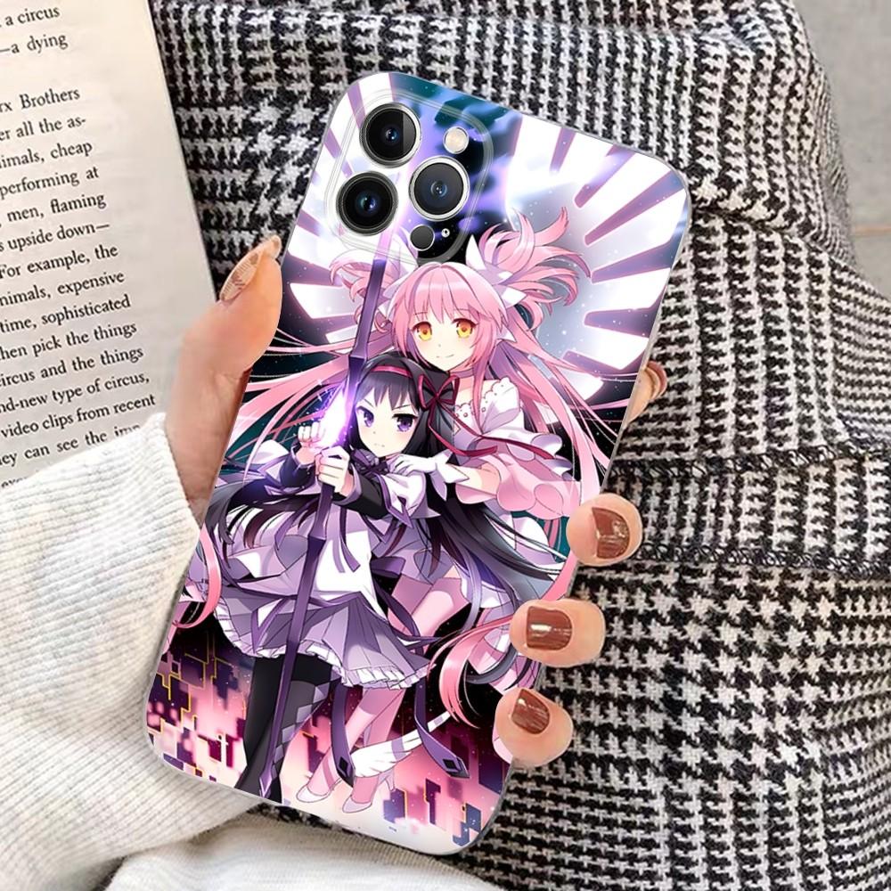 Puella Magi Madoka Magica Phone Case For iPhone 15 14 11 12 13 Mini Pro XS Max Cover 6 7 8 Plus X XR SE 2020 Funda Shell
