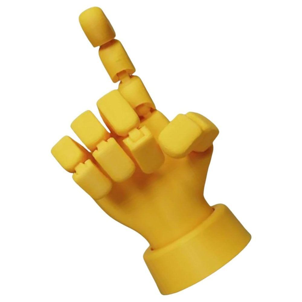 Creative Gift Flexible Hand Model White Color Plastic Jointed Hands Novelty Posable Joints Movable Hand Model