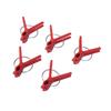 50/100Pcs Plant Grafting Clips Plastic Spring Support Clamp Reusable Fixing Clip For Vegetable Seedling Garden Cultivation