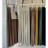Women's Pleated Skirt Drooping Metallic Swinging Pleated Skirt Spring and Summer Dress