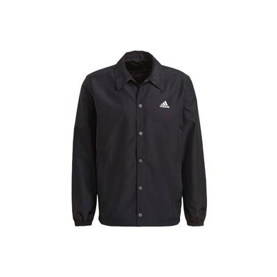 Back Print Sports Jacket with Turn-down Collar Men Outerwear Black H61157