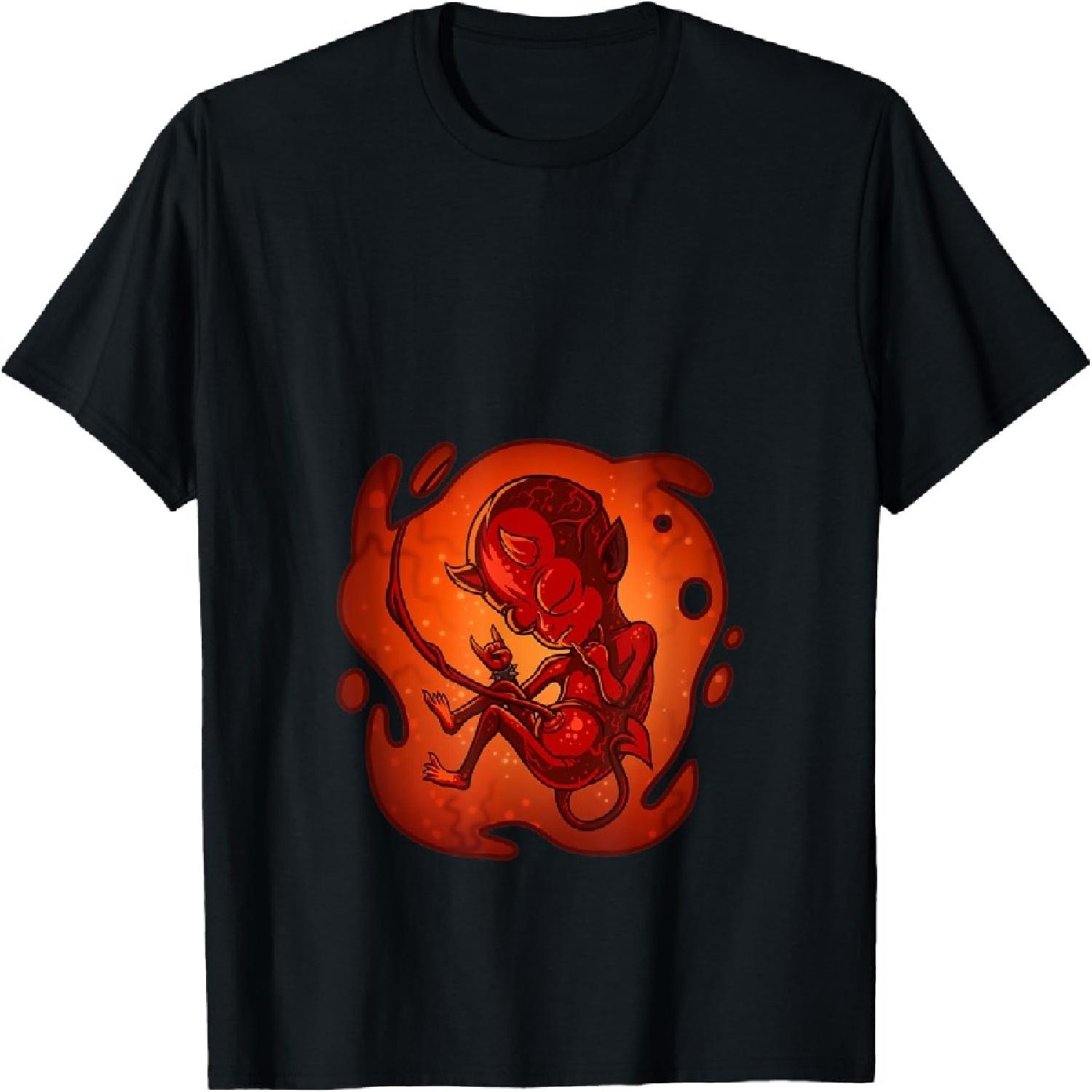 

Hell Spawn Pregnancy Tee - Expecting Mom Design T-Shirt XXXXXL різнокольоровий