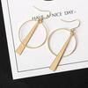 Geometric Circle Long Women's Metal Earrings Alloy Jewelry Accessories Party Gift