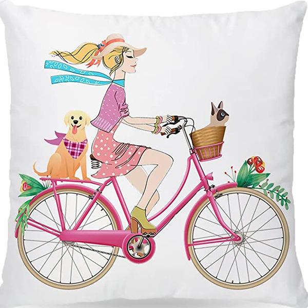 Perfume Bottle Pillow Cover Fashion Women'S Pet Home Sofa Car Ornament French Cushion Cover Premium Durable Quality
