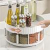 Kitchen Spice Box Rotating Storage Box Rotating Spice Bottle Rack