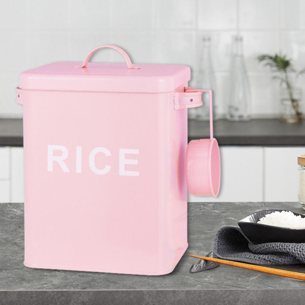 Rice Storage Container with Scoop Airtight for Pantry