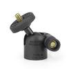 360 Degree Panoramic Ball Head with 1/4inch Screw and Cold Shoe Mount Aluminum for Camera Phone Tripod Accessories