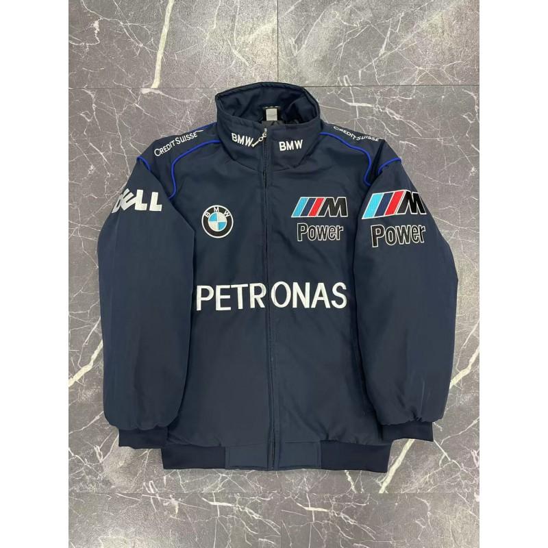 Lehká vyšívaná závodní bunda Vintage styl Bavlněná s kapucí Oblečení na venkovní aktivity Cyklistika Sport Unisex