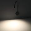 Modern Gooseneck LED Wall Lamp with Switch Flexible Adjustable Wall Mounted Bedroom Sconce Bedside Lamp Led Wall Light Fixture
