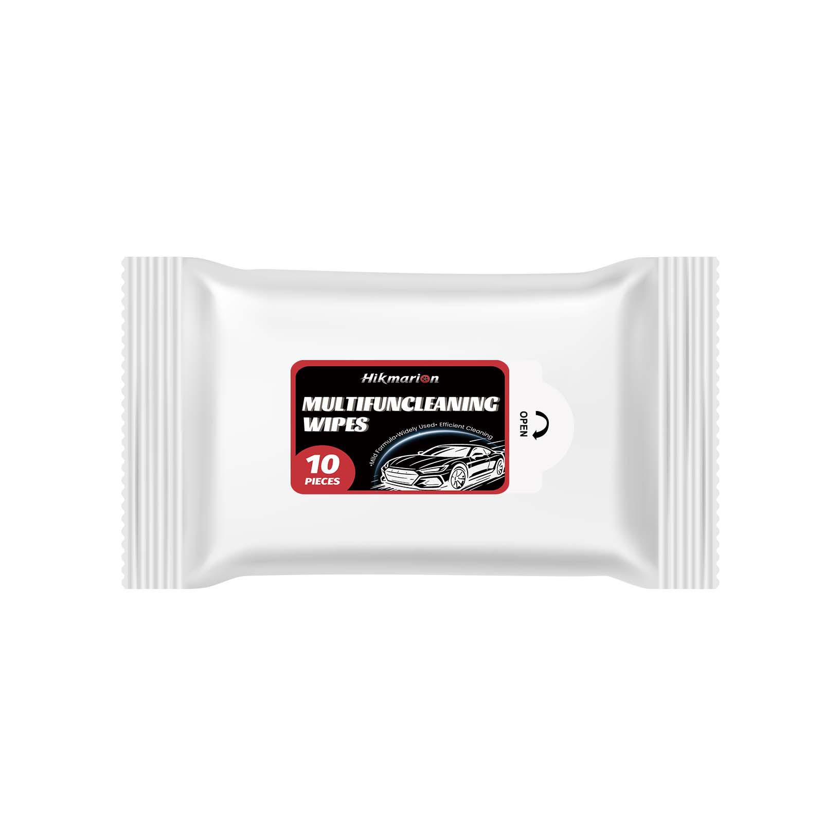 Hikmarion Odorless Portable Car Cleaning Wipes for Interior Corners