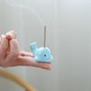 1Pcs Cute Small Whale Incense Burner, Whale Shape Incense Stand Holder Ceramic Incense Burner Stick Rack DIY Home Decoration