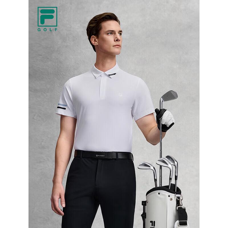 FILA Men's Knit Short Sleeve Polo Shirt