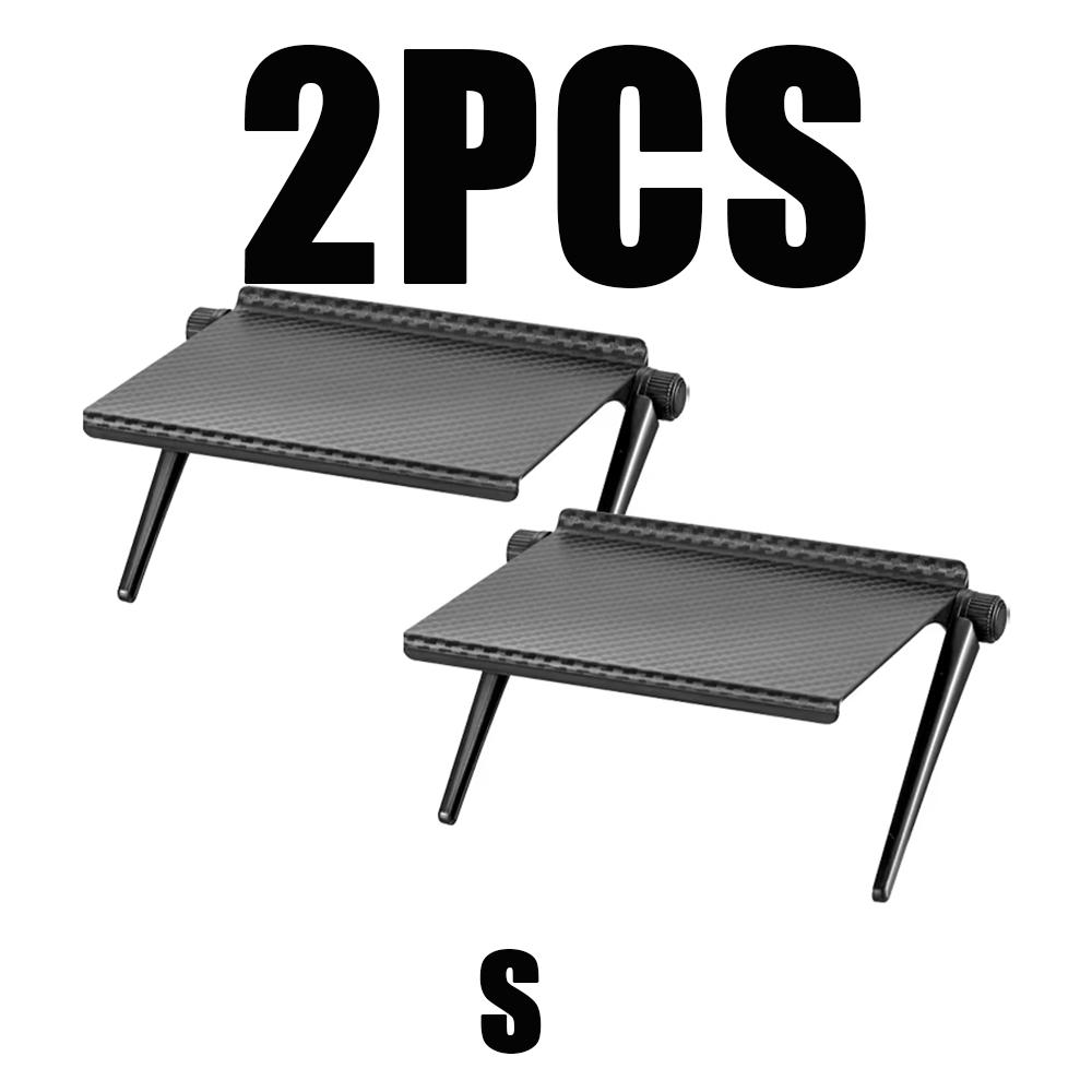 1-3Pcs Tv Computer Screen Top Shelf Organizer Bracket Adjustable Home Top Storage Rack Media Box Router Shelf Rack Storage Table