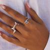 Lines Dog Ring Cartoon Women Jewelry Fashion Opening Ring  Party