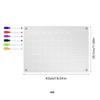 Clear Magnetic Acrylic Weekly Planner Erasable Fridge Message Board