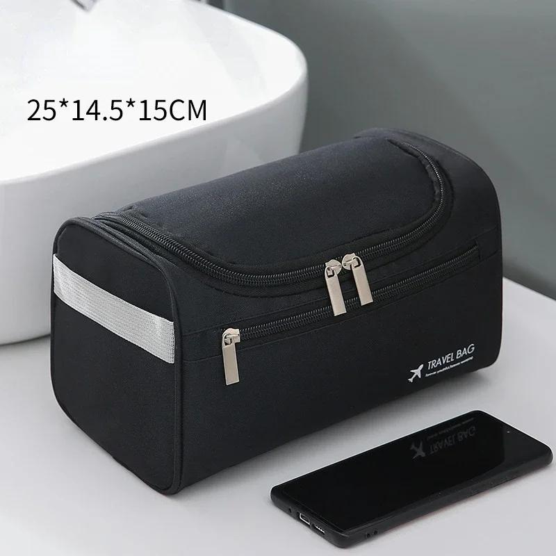 Men Vintage Luxury Toiletry Bag Travel Necessary Business Cosmetic Makeup Cases Male Hanging Storage Organizer Wash Bags