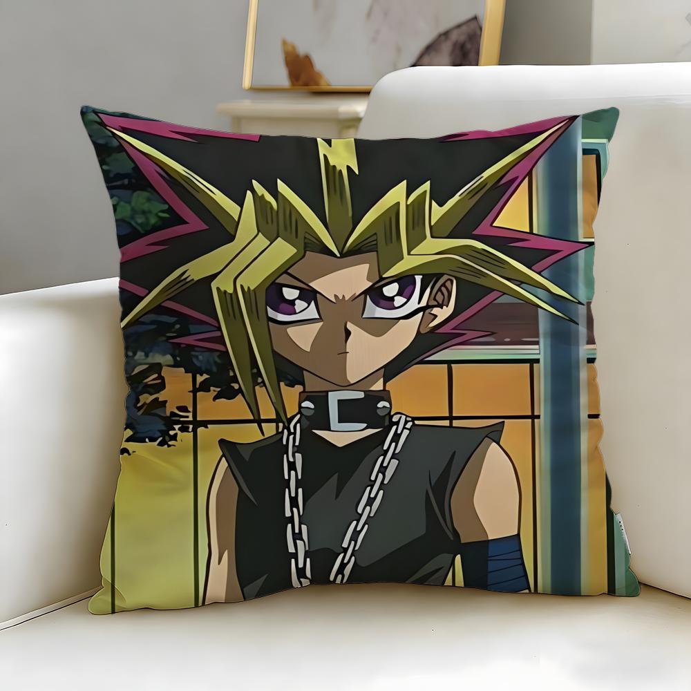 classic anime GX YuGiOh GX Cushion Cover Soft  EasyWash Pillow Case  Versatile for Couch Bed Travel and Office