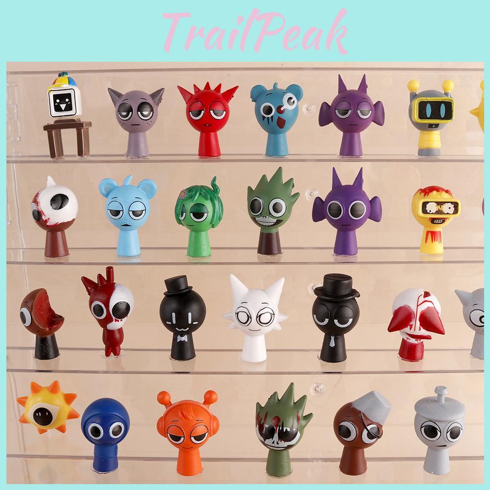 Sprunki Rhythm Box Animal Models Pvc Children Playroom Decor Toys Collectible